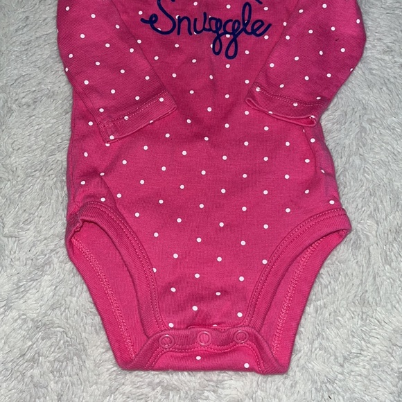 (3 for $10) jumping beans polkadot bodysuit - Picture 3 of 4